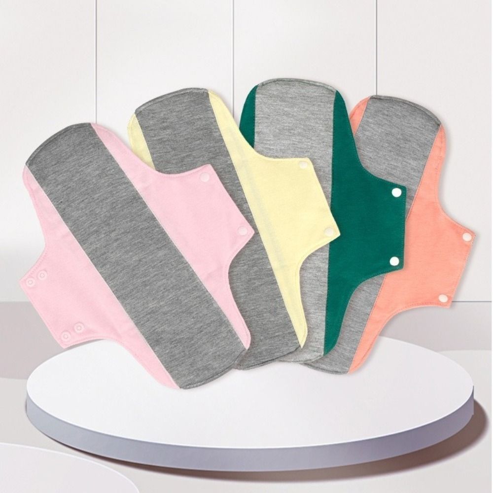 Cloth Pad Reusable - แผ่นอนามัยผ้าซักได้สำหรับผู้หญิง แผ่นอนามัยกราฟีนแบบใช้ซ้ำได้ ระบายอากาศได้ดี ขนาด 23/28 ซม.