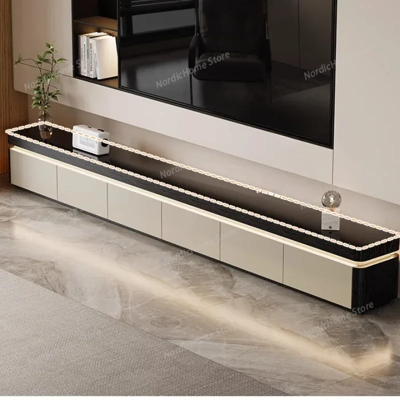 Sustainable Living Spaces - ชั้นวางทีวีประหยัดพื้นที่ ดีไซน์หรูหรา วัสดุรักษ์โลก สวยงามทันสมัย พร้อมบานเลื่อน สำหรับห้องนั่งเล่น