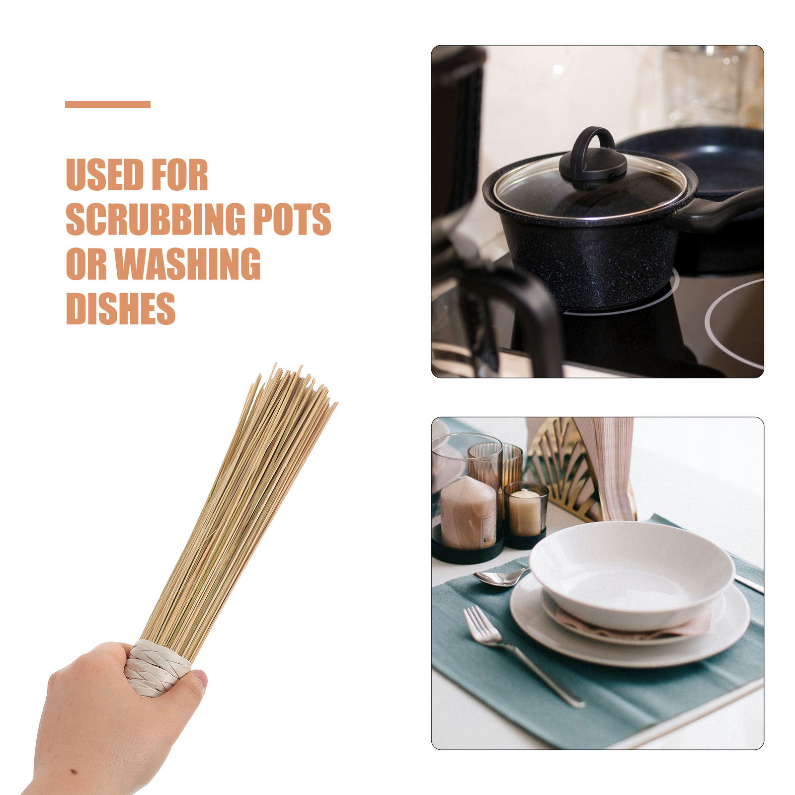 แปรงทำความสะอาด 2 ชิ้น แปรงล้า - Dish Brush Bamboo บทวิจารณ์และราคา