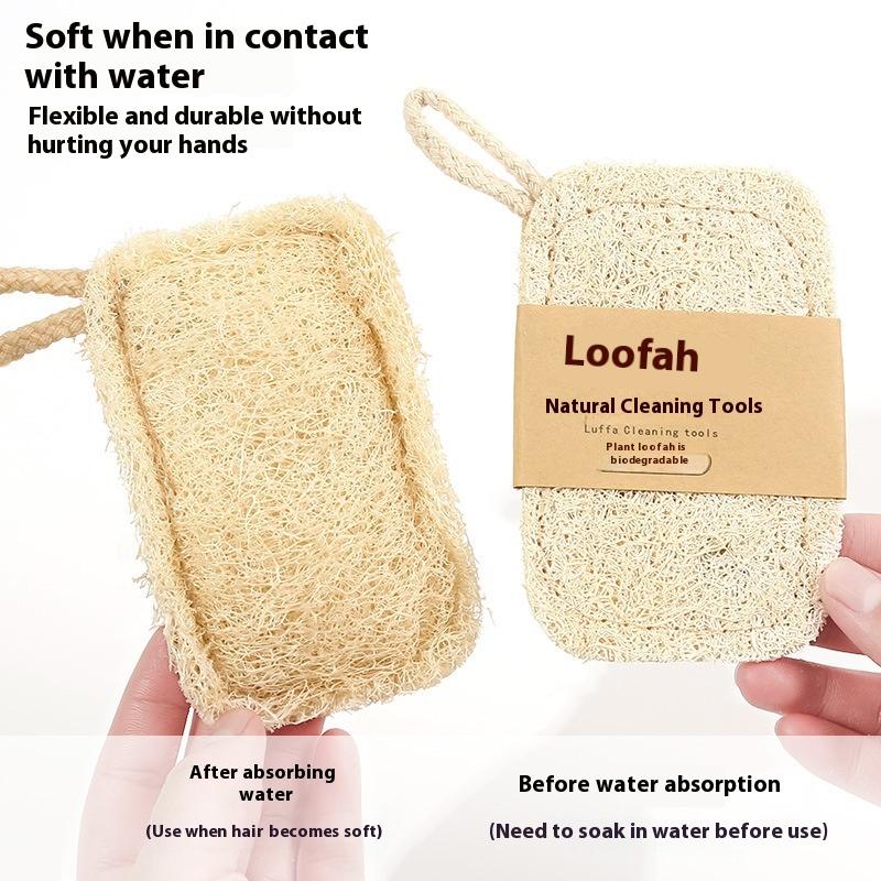 แผ่นใยบวบธรรมชาติ 6 ชิ้น ใช้ซ้ - Dish Brush Bamboo บทวิจารณ์และราคา