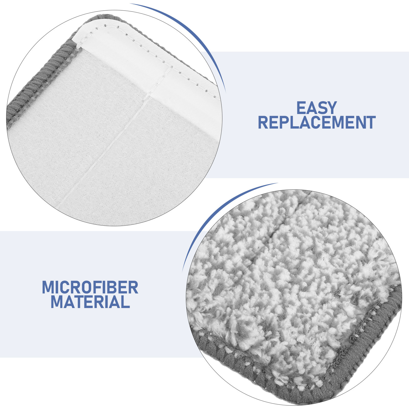 ผ้าถูพื้นไมโครไฟเบอร์แบบแบน 6  - Cloth Pad Reusable บทวิจารณ์และราคา