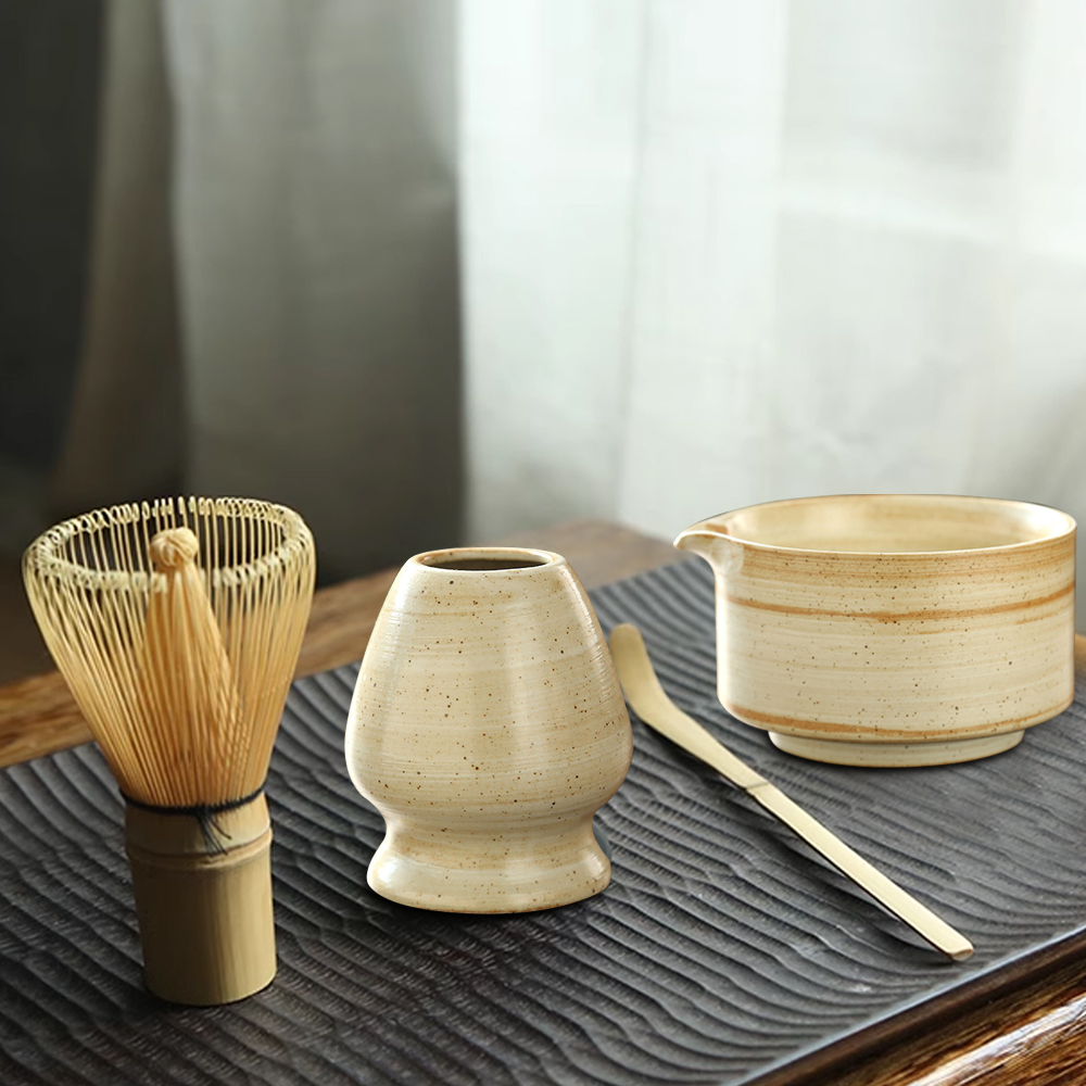 ญี่ปุ่น Matcha Whisk Stand ชา  - Dish Brush Bamboo บทวิจารณ์และราคา