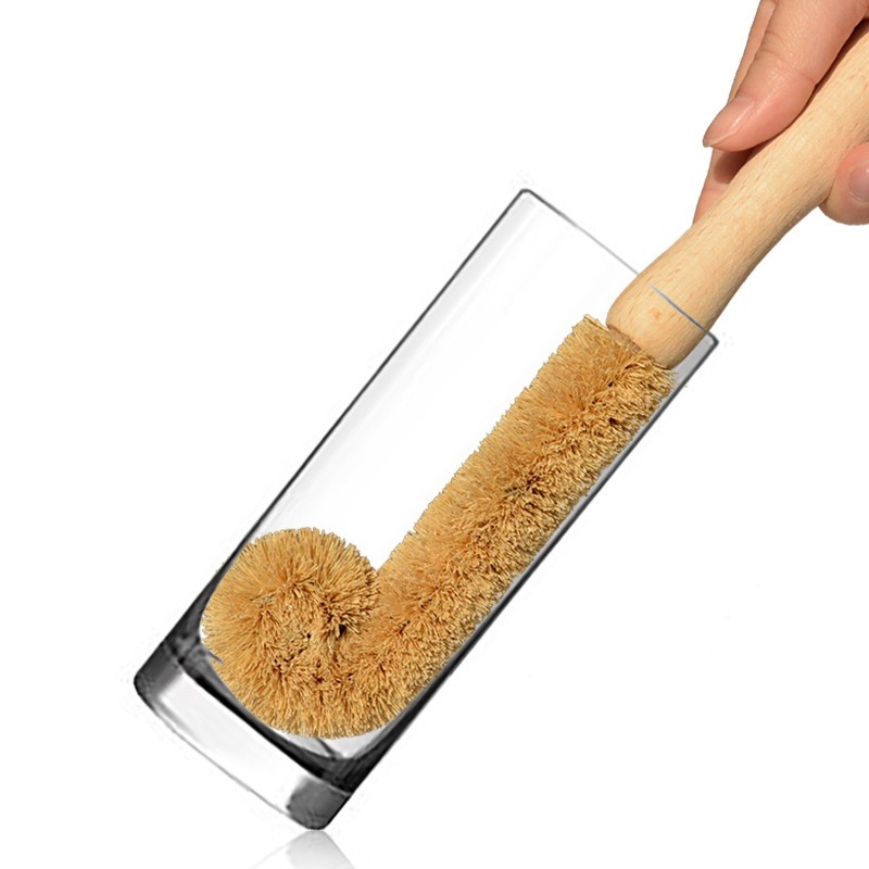 แปรงทำความสะอาดห้องครัว แปรงใย - Dish Brush Bamboo บทวิจารณ์และราคา
