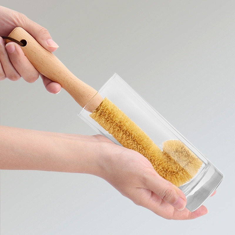 แปรงทำความสะอาดห้องครัว แปรงใย - Dish Brush Bamboo บทวิจารณ์และราคา