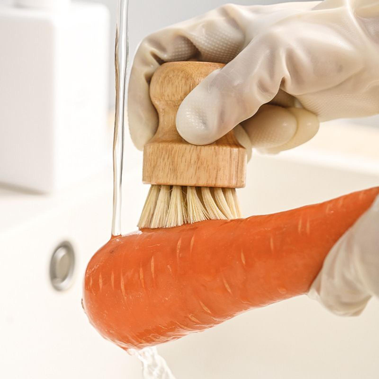 แปรงทำความสะอาดครัวไม้ธรรมชาติ - Dish Brush Bamboo บทวิจารณ์และราคา