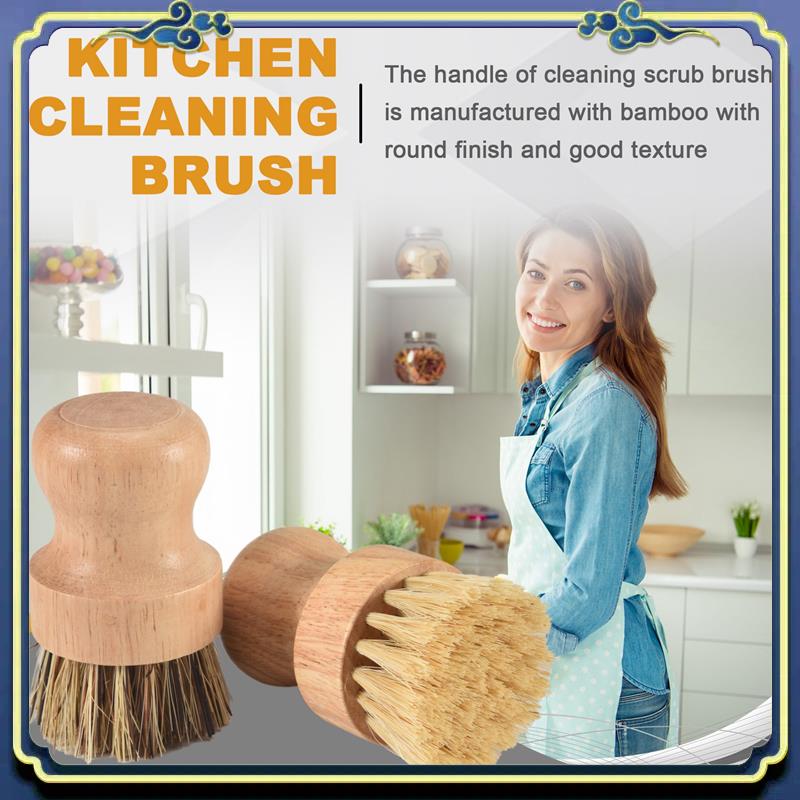A56P-แปรงจานไม้ไผ่ 2 ชิ้นไม้ไผ - Dish Brush Bamboo บทวิจารณ์และราคา