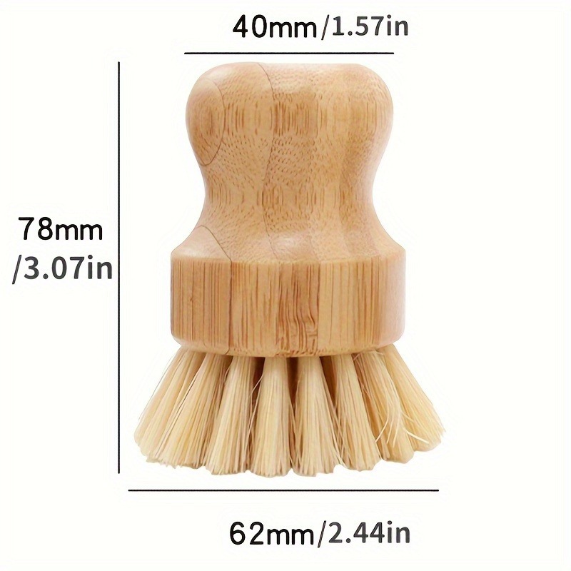 แปรงขัดจานไม้ไผ่ แปรงล้างจานไม - Dish Brush Bamboo บทวิจารณ์และราคา