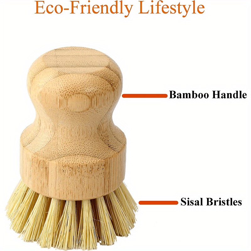แปรงขัดจานไม้ไผ่ แปรงล้างจานไม - Dish Brush Bamboo บทวิจารณ์และราคา