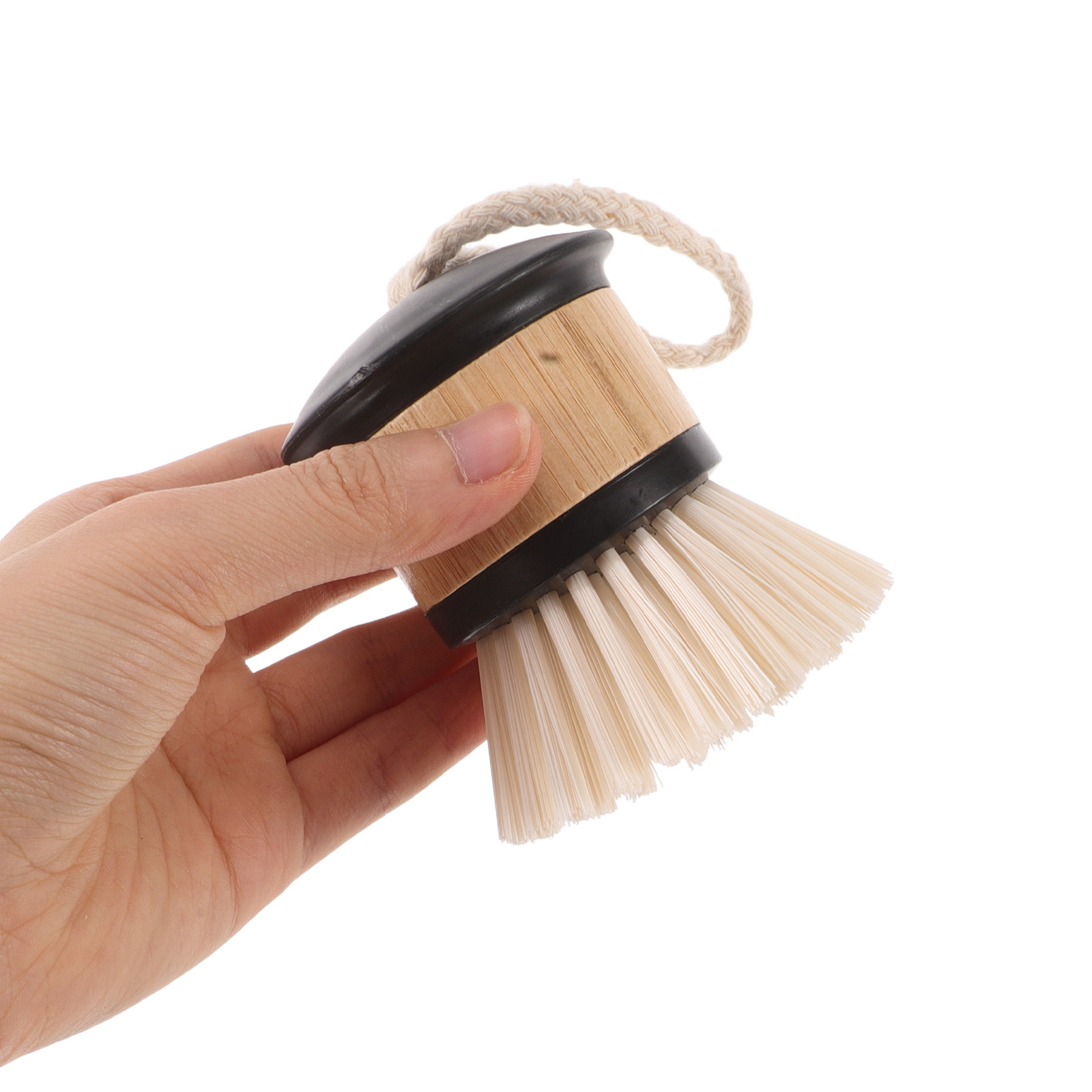 แปรงล้างจานด้ามไม้ไผ่ ขนแปรงหน - Dish Brush Bamboo บทวิจารณ์และราคา
