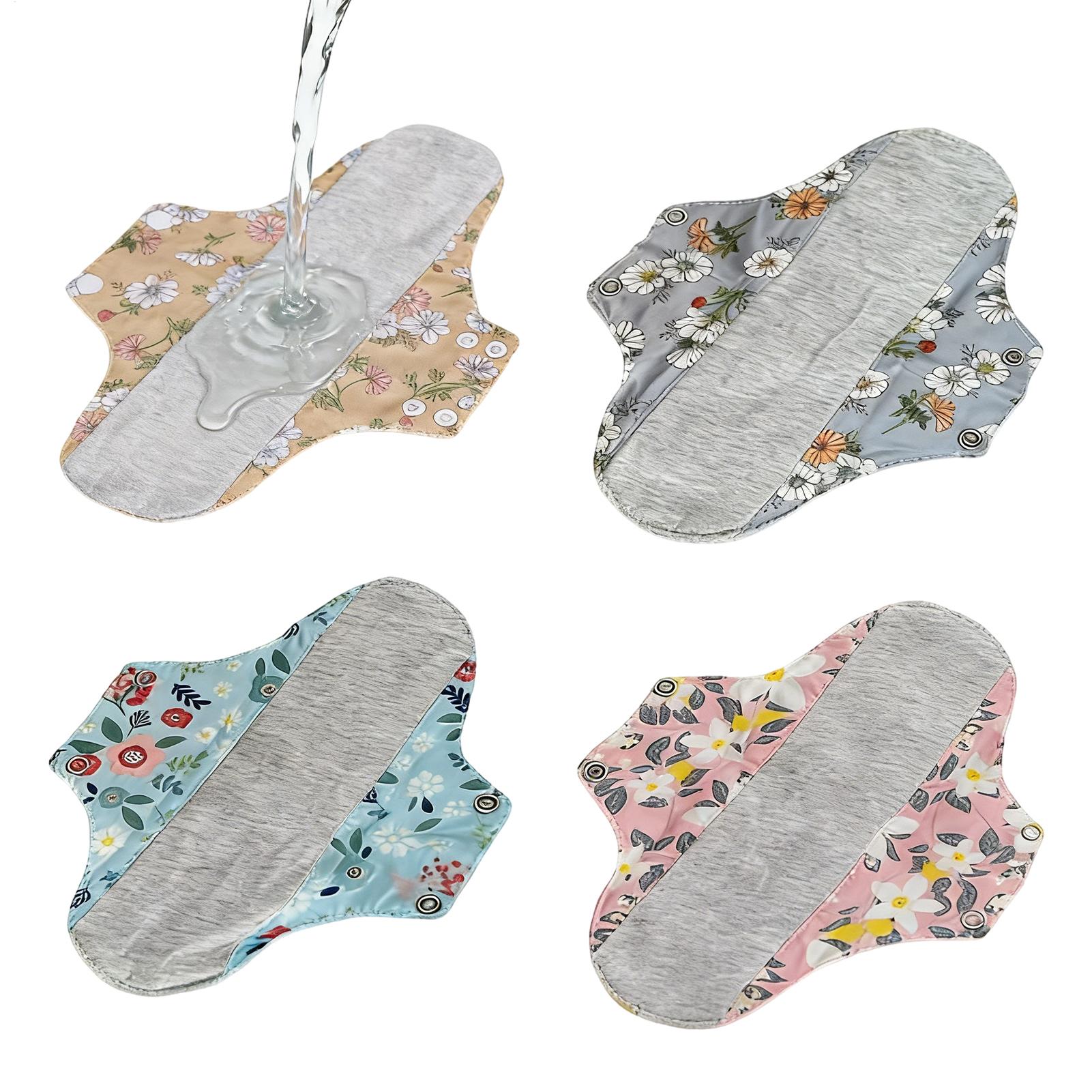 ผ้าอนามัยแบบใช้ซ้ำได้ 4 ชิ้น ป - Cloth Pad Reusable บทวิจารณ์และราคา
