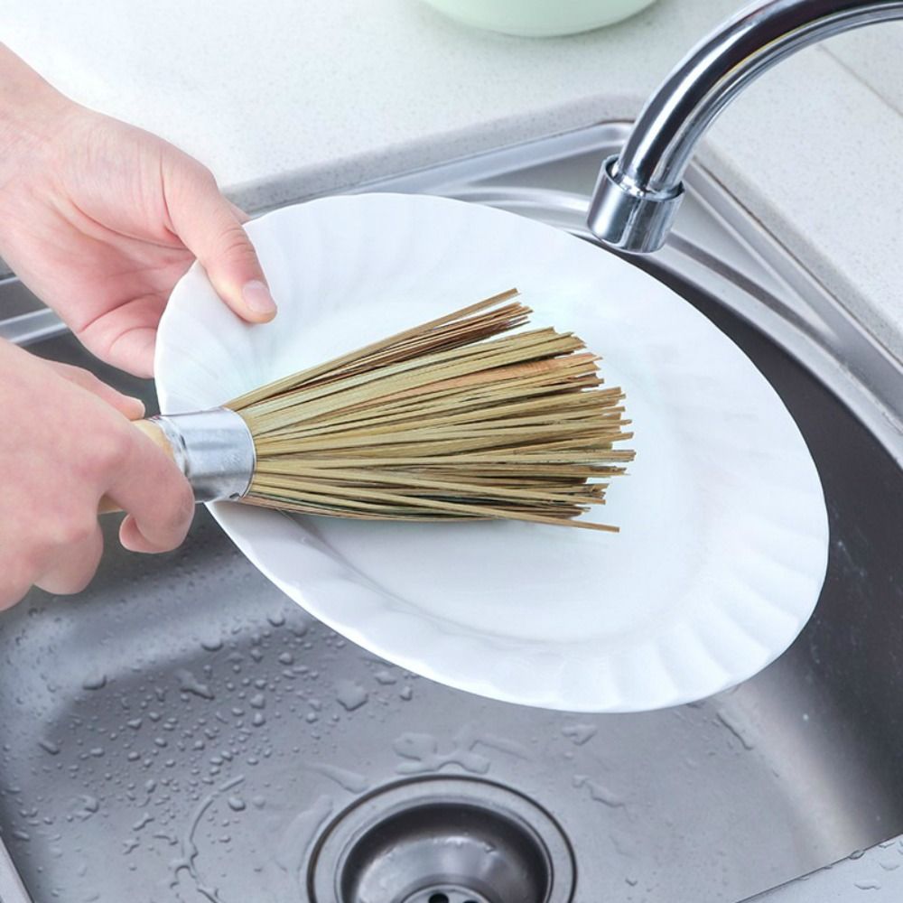 แปรงทำความสะอาดกระทะแบบดั้งเดิ - Dish Brush Bamboo บทวิจารณ์และราคา