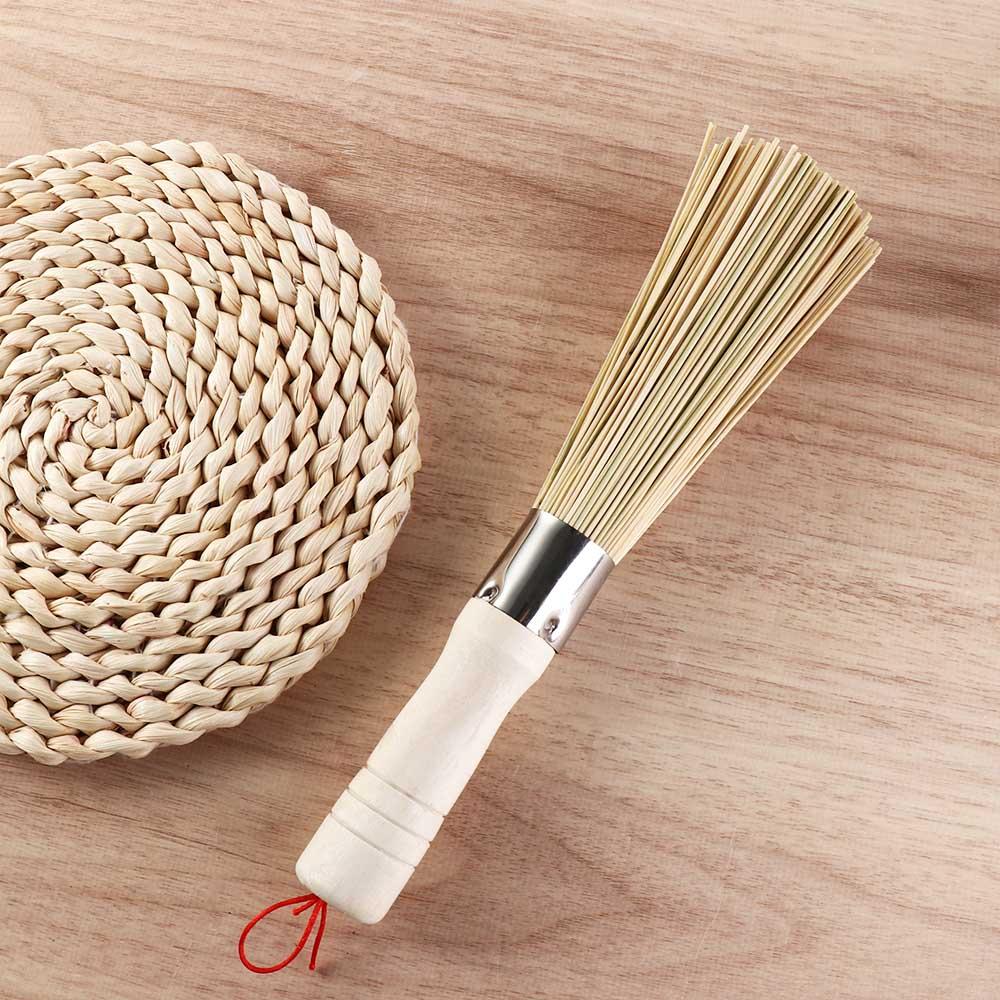 แปรงทำความสะอาดกระทะแบบดั้งเดิ - Dish Brush Bamboo บทวิจารณ์และราคา